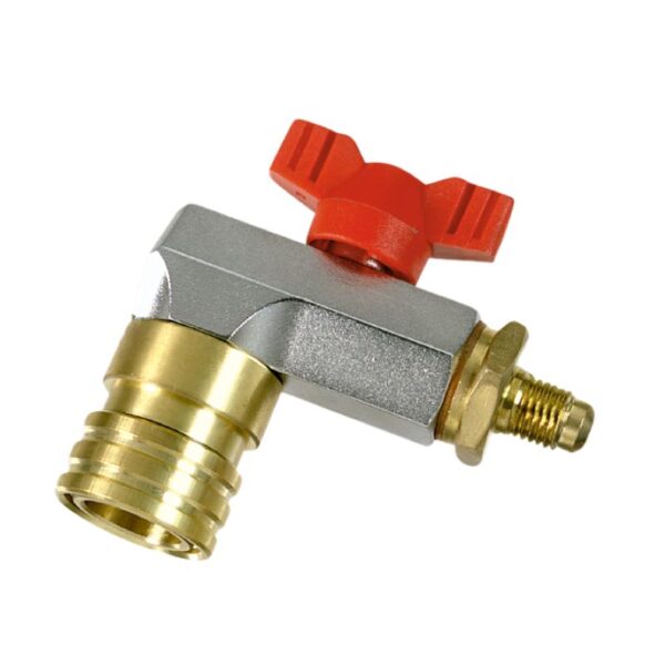 Huoltoventtiili REFCO CX-Auto-R-1/4″ SAE punainen korkeapaine