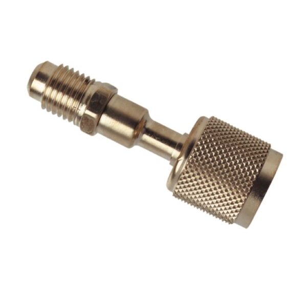 Adapteri REFCO R410A (1/2 UNF)-1/4 SAE QC-S410A 4687095 (myyntierä 2 kpl = yksi pakkaus)