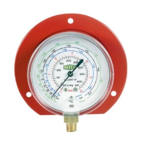 Painemittari REFCO M2-286-DS R22/R404A/R134A matalapaine Ø80 mm 1/4″ SAE
