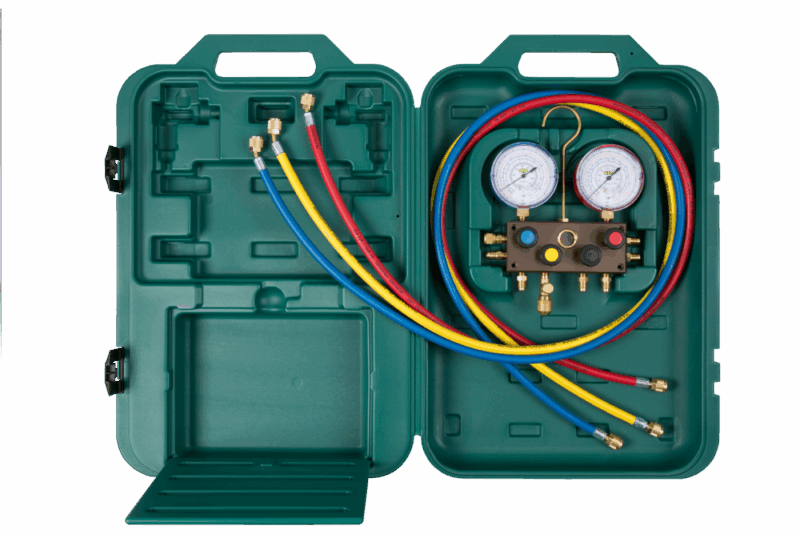 Painemittarisarja REFCO SM4-3-DS Multi 4-tie Ø80 mm 4508077 - Image 2