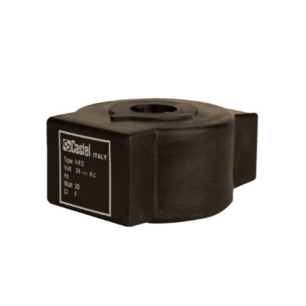 Magneettiventiilin kela CASTEL 9120/RD2 HM3 24Vdc