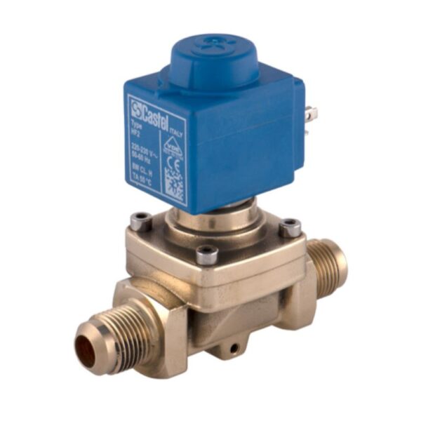 Magneettiventtiili CASTEL 1050/6A6 juotettava 3/4″ kela 230Vac