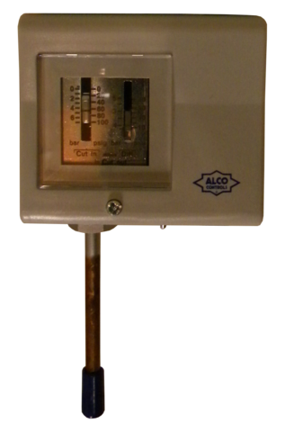Pressostaatti EMERSON ALCO PS1-A3U matalapaine 0,5/2bar