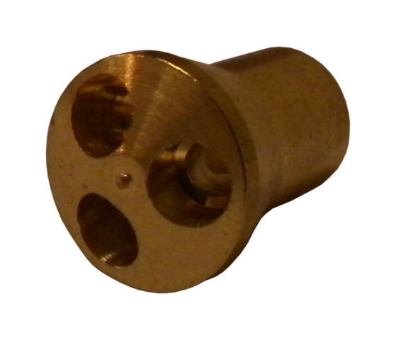 Nestejakaja: tulo Ø9,8 mm - lähdöt 3 x Ø5 mm