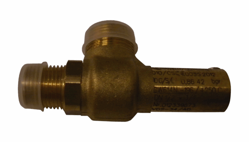 Varoventtiili GAR 42bar 1/2″NPT-3/4″GAS+1/2″SAE (irtoadapteri)