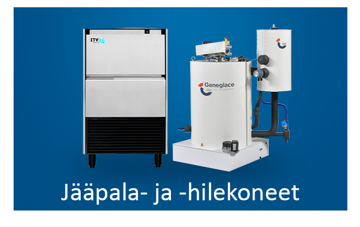 Jääpala- ja -hilekoneet