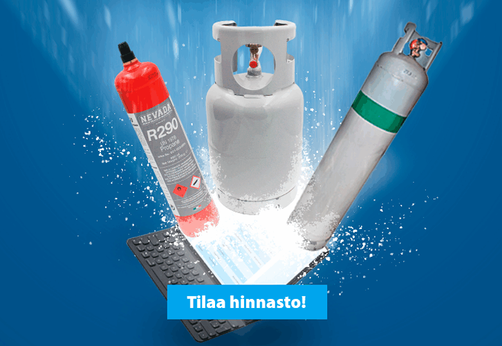 Tilaa kylmäainehinnasto ja tarkasta kylmäaineiden hinta!