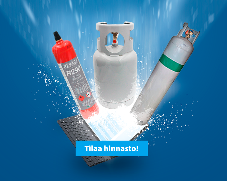 Tilaa kylmäainehinnasto ja tarkasta kylmäaineiden hinta!
