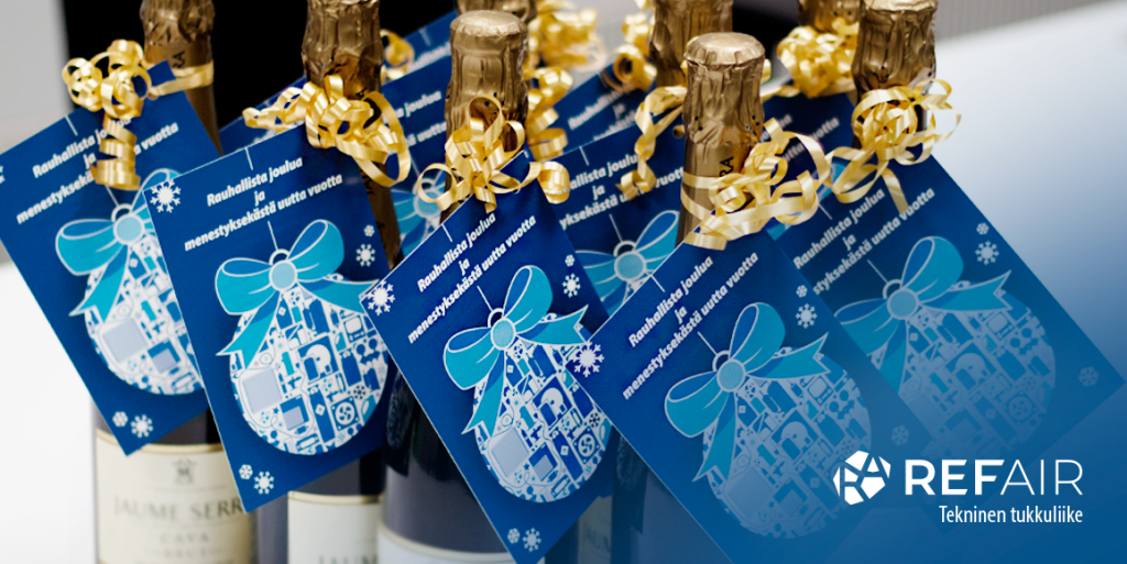 Kylmä- ja ilmastointitekniikan tukkuri Refair muisti asiakkaitaan