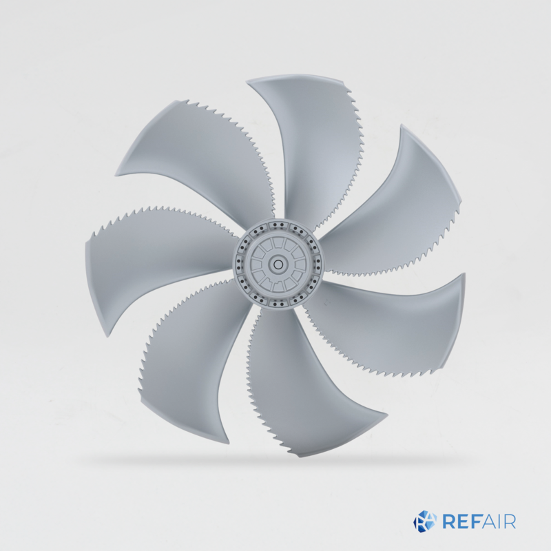 Puhallin Ziehl-Abegg 630 mm Imevä 1~230V, 50 Hz, 6 pole, 870 rpm FN063-6EK.4I.V7P1 kuva