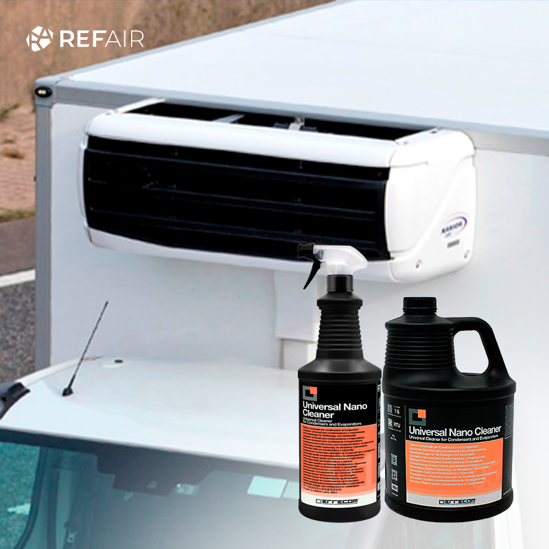 HACCP-yhteensopiva puhdistusaine ajoneuvon kylmälaitteen sekä kuljetusjäähdytyslaitteen puhdistukseen