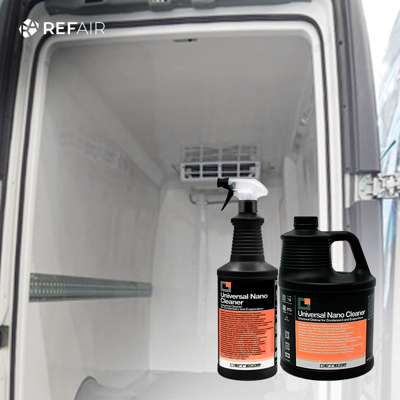 HACCP-yhteensopiva puhdistusaine kuljetuskaluston kylmätilan ja jäähdytysjärjestelmän huoltoon