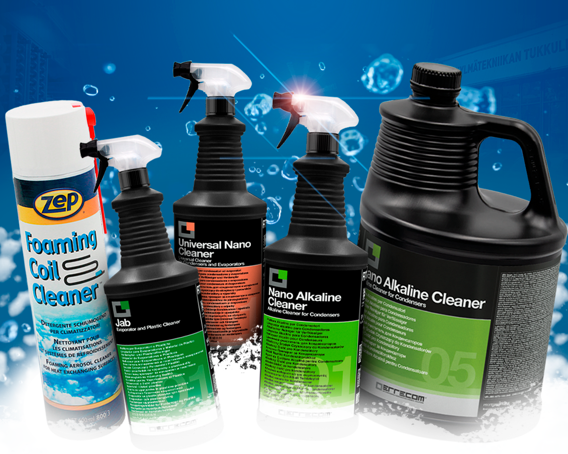 Tehokkaat jäähdytyslaitteiden puhdistusaineet