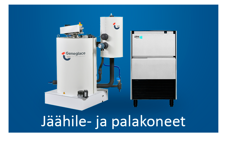 Jäähile- ja palakoneet