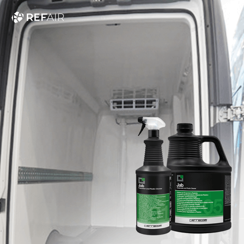 HACCP-yhteensopiva puhdistusaine kuljetuskaluston kylmätilan ja jäähdytysjärjestelmän huoltoon