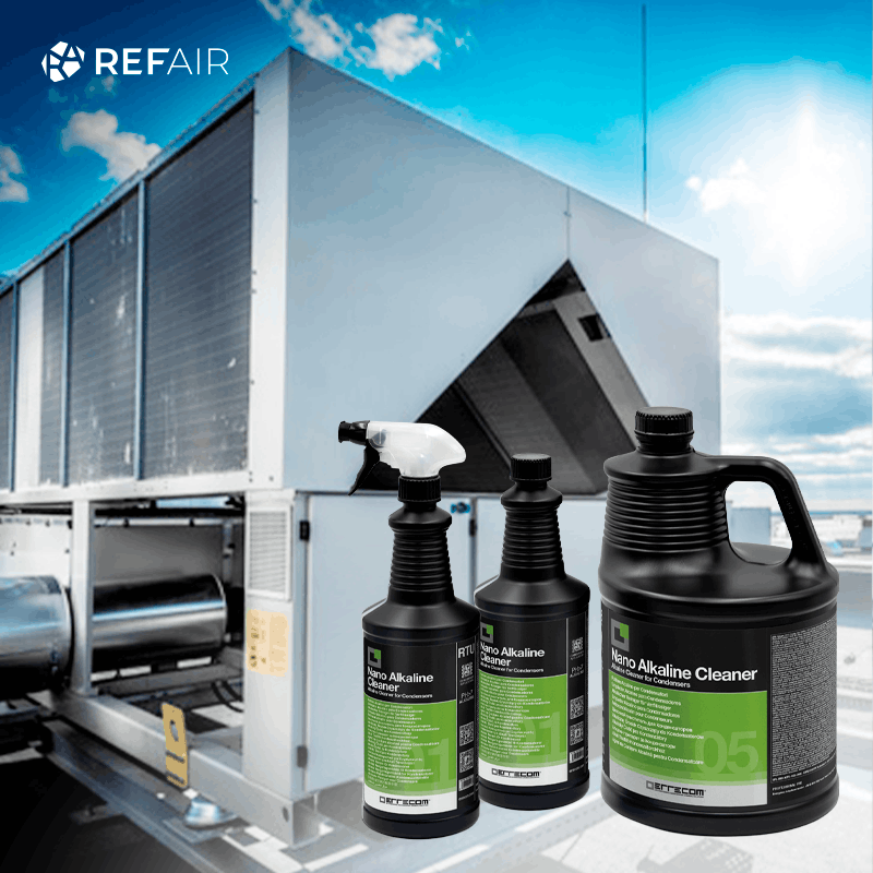 Teollisen jäähdytys- ja ilmanvaihtokoneen puhdistusaine huoltotöihin