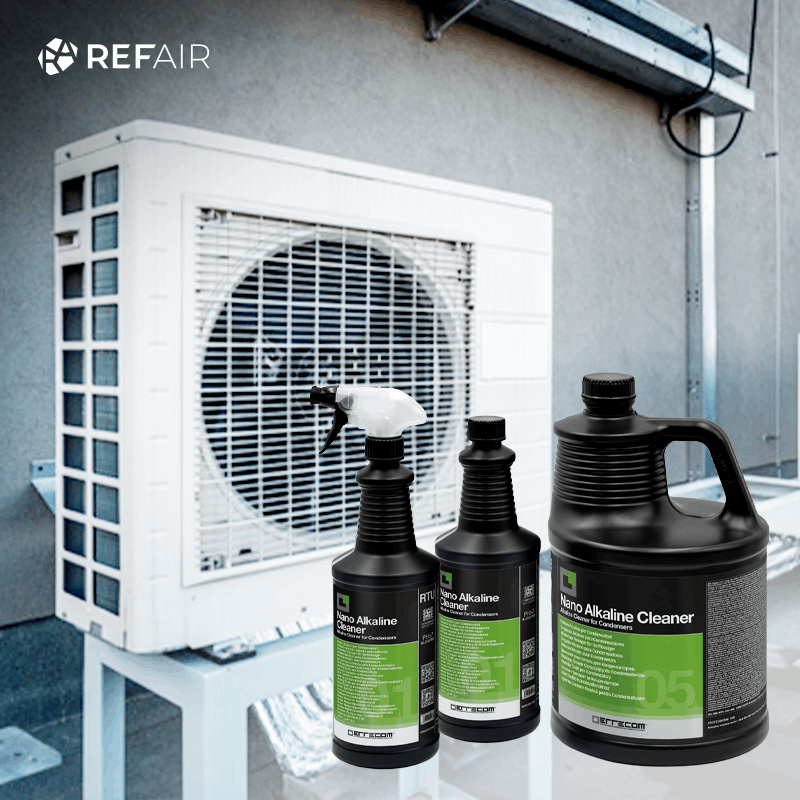 Puhdistusaine lämpöpumpun ulkoyksikön pölyn ja siitepölyn poistoon