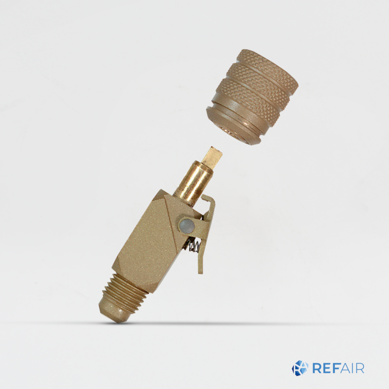 Pikaventtiili REFCO V-35010 Schrader 1/4″-1/4″ suora 9884825