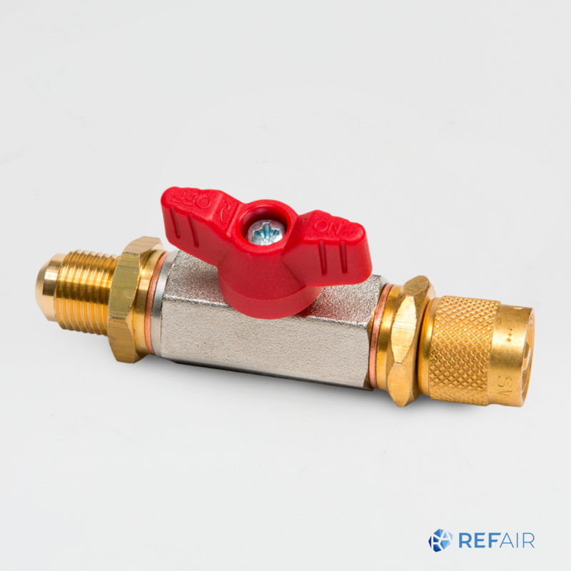 Palloventtiili REFCO CX-3/8 SAE-R 3/8″ punainen 9881180