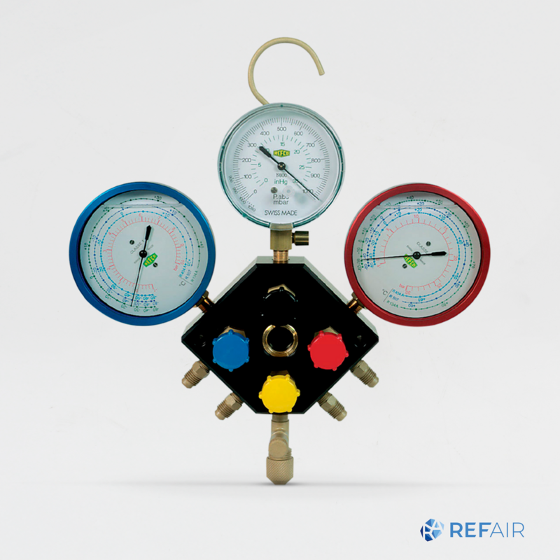 Painemittarisarja REFCO M3-8-DS-R22-R134A