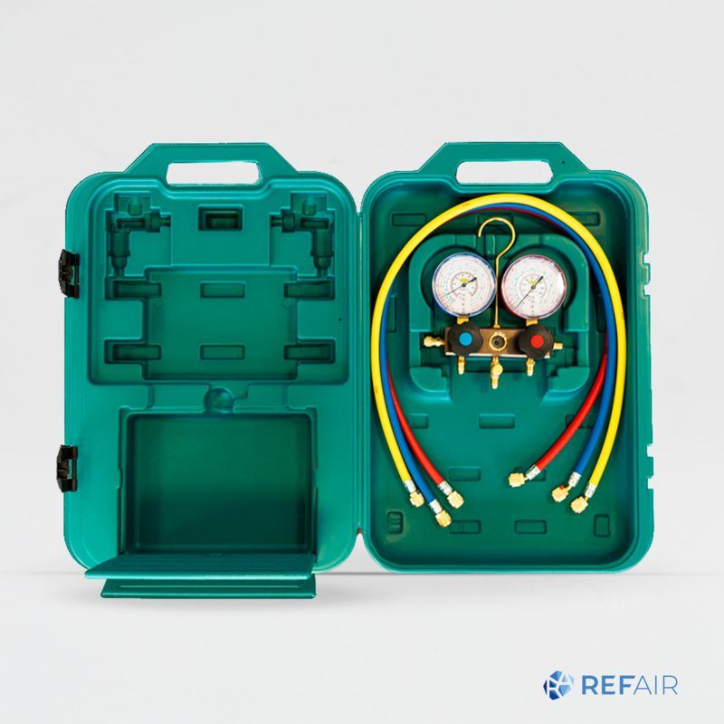 Painemittarisarja REFCO SM2-3-DS Multi 2-tie Ø80 mm 4508041