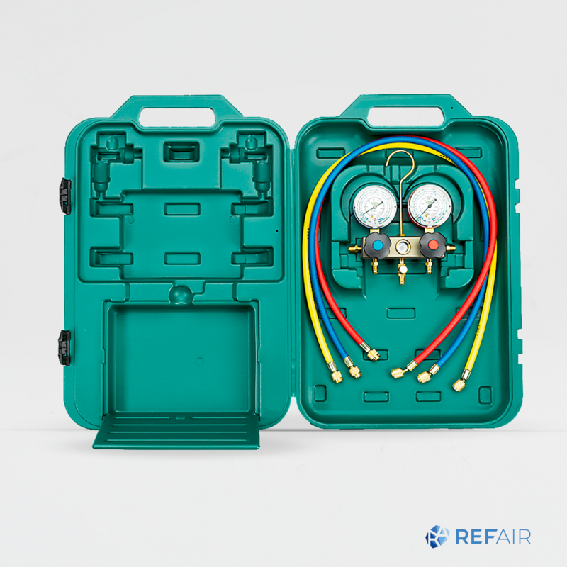 Painemittarisarja REFCO BM2-3-DS-R407C Bourdon