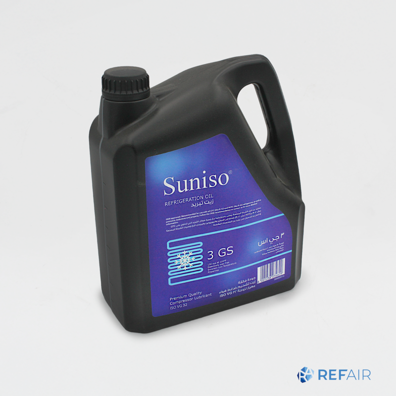 Öljy SUNISO 3GS 4dm³ mineraali (viskositeetti 30 cSt +40 °C)