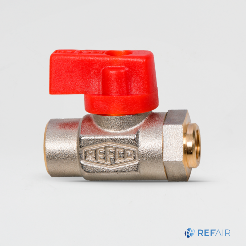 Palloventtiili REFCO CA-2-R 1/8″ punainen 4492791