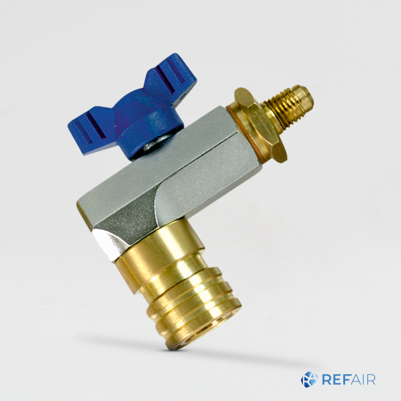 Huoltoventtiili REFCO CX-Auto-B 1/4″ SAE sininen matalapaine