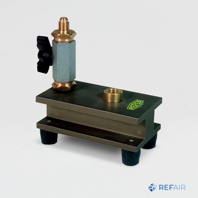 Kylmäaineen täyttöteline REFCO 10612-50-1/4″SAE pullolle