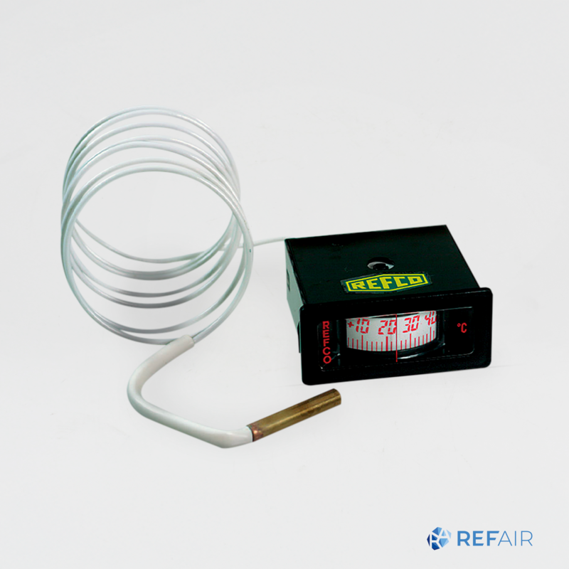 Lämpömittari REFCO 15165 58 x 26 mm uppoasennus kapillaarianturi 9881038