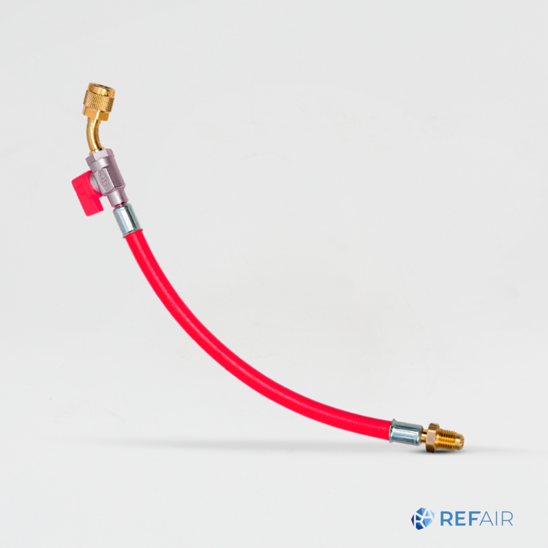 Letku YELLOW JACKET CA-CL-9-R-M 1/4″ 23 cm punainen venttiili