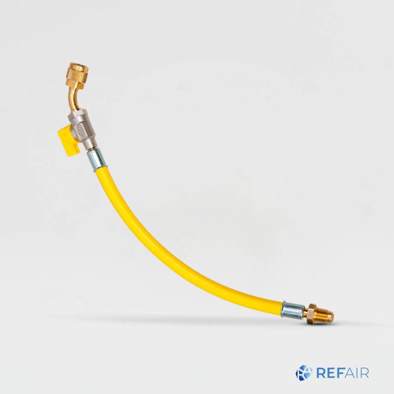 Letku REFCO CA-CL-9-Y-M 1/4″ 23 cm keltainen venttiili