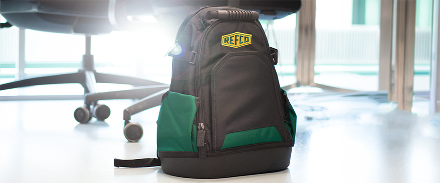 REFCO REFPACK -työkalureppu kylmäalan ammattilaiselle